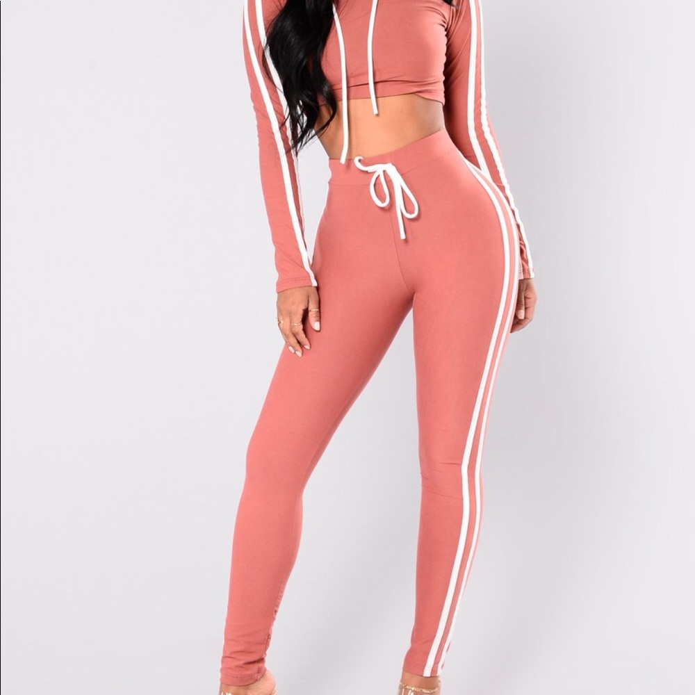 Matching set from Fashion Nova.
